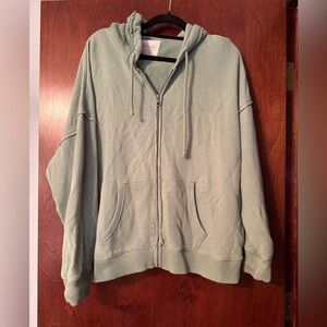 American Eagle Outfitters Sage Green Hoodie Large/XLarge